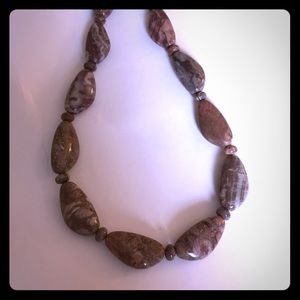 Brown Stone Necklace